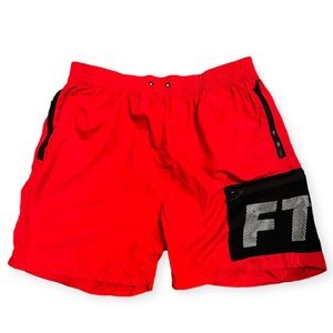 FTP Mesh Pocket Shorts Size XL Red